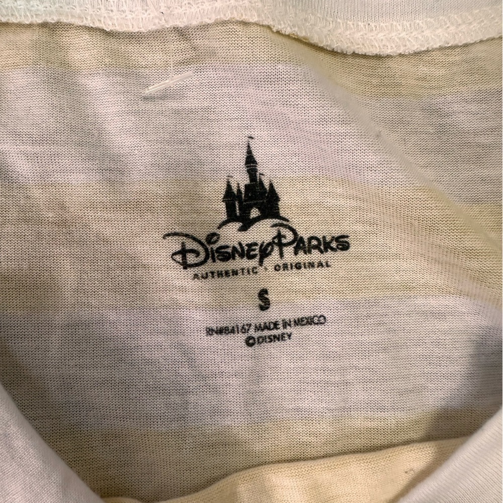 Disney Parks Mickey and Minnie Stripped Tee - Picture 2 of 3